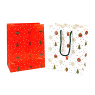 Shopper 18x23 NATALE classic 10pz