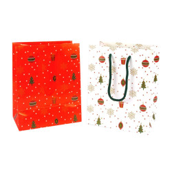 Shopper 18x23 NATALE classic 10pz