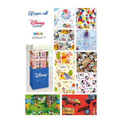 Rotoli carta regalo DISNEY 70x200cm 60pz