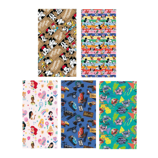 Rotoli carta regalo DISNEY 70x200cm 60pz