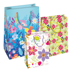 Shopper 18x23 FIORI 10pz Shopper 18x23 FIORI 10pz