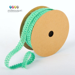 Nastro fettuccia MALUA  verde smeraldo 10 metri