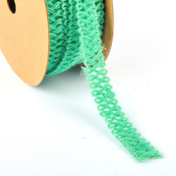 Nastro fettuccia MALUA  verde smeraldo 10 metri