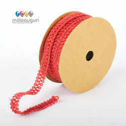 Nastro fettuccia MALUA  rosso 10 metri