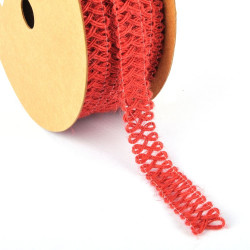 Nastro fettuccia MALUA  rosso 10 metri