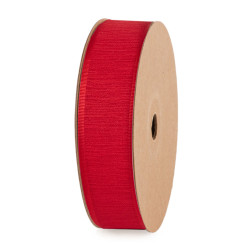 Nastro Organza Rosso 2,5 cm x 10 Metri