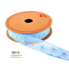 Nastro organza AZZURRO 10 metri