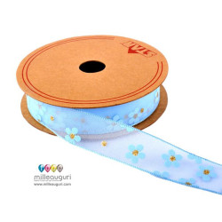 Nastro organza AZZURRO 10 metri