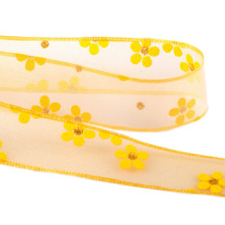 Nastro organza GIALLO 10 metri