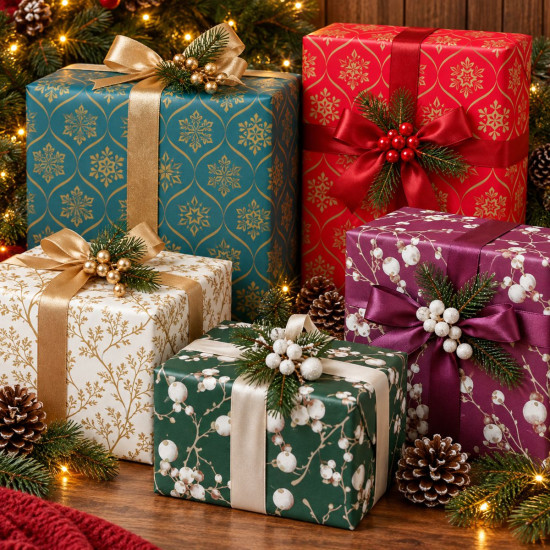 Carta Regalo 100x70 cm – 50 Fogli Assortiti Carta Regalo 100x70 cm – 50 Fogli Assortiti