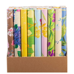 Rotoli carta regalo FLOWERS expo 60 pz