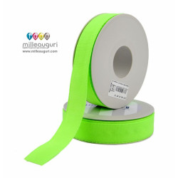 Fettuccia nastro 25 metri 100% cotone VERDE CHIARO