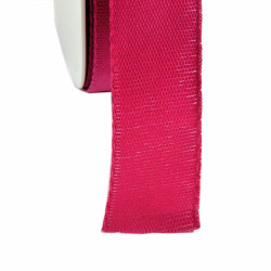 Fettuccia nastro 25 metri 100% cotone CICLAMINO