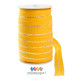 Nastro 100% cotone GIALLO con inserto