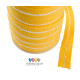 Nastro 100% cotone GIALLO con inserto