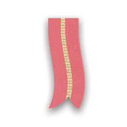 Nastro 100% cotone ROSA con inserto
