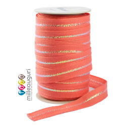 Nastro 100% cotone ROSA con inserto