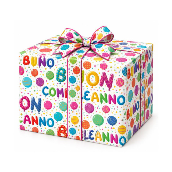 10 fogli carta regalo PARTY 100x70 10 fogli carta regalo PARTY 100x70