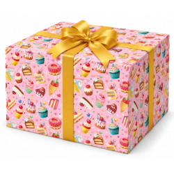 10 fogli carta regalo PARTY 100x70