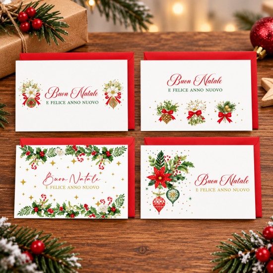 Espositore Biglietti di Natale 7x11 cm – 500 Cartoncini Assortiti con Busta Espositore Biglietti di Natale 7x11 cm – 500 Cartoncini Assortiti con Busta
