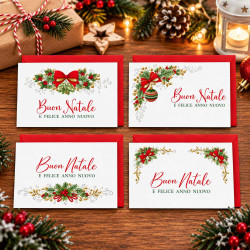Espositore Biglietti di Natale 7x11 cm – 500 Cartoncini Assortiti con Busta Espositore Biglietti di Natale 7x11 cm – 500 Cartoncini Assortiti con Busta