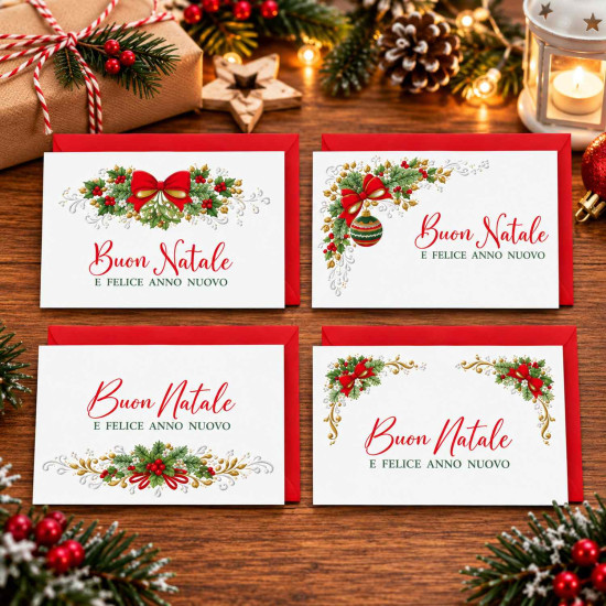 Espositore Biglietti di Natale 7x11 cm – 500 Cartoncini Assortiti con Busta Espositore Biglietti di Natale 7x11 cm – 500 Cartoncini Assortiti con Busta