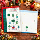 Biglietti auguri NATALE multilingue glitter 12pz Biglietti auguri NATALE multilingue glitter 12pz