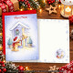 Biglietti auguri NATALE dolci orsetti argento12pz Biglietti auguri NATALE dolci orsetti argento12pz