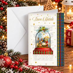 Biglietti auguri NATALE religioso oro e rilievo 12pz Biglietti auguri NATALE religioso oro e rilievo 12pz