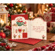 Biglietti Auguri Natale – 4 Soggetti Oro – 12 Pezzi