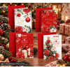 Biglietti Auguri Natale Oro – 4 soggetti - 12 Pezzi