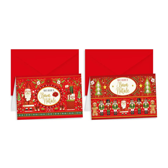 Biglietti di Natale Assortiti con Oro, 120 Pezzi Biglietti di Natale Assortiti con Oro, 120 Pezzi