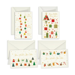 Biglietti auguri Natale Fantasy – Expo 120 Pezzi