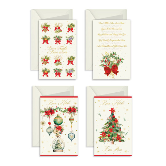 Biglietti auguri Natale Fantasy – Expo 120 Pezzi