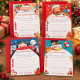 Letterine a Babbo Natale – 4 Soggetti Assortiti – 24 Pezzi Letterine a Babbo Natale – 4 Soggetti Assortiti – 24 Pezzi