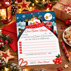 Letterine a Babbo Natale – 4 Soggetti Assortiti – 24 Pezzi Letterine a Babbo Natale – 4 Soggetti Assortiti – 24 Pezzi