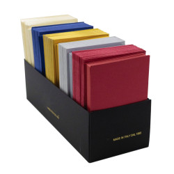 Cartoncini PERLATI cm 9x14 con busta 250pz