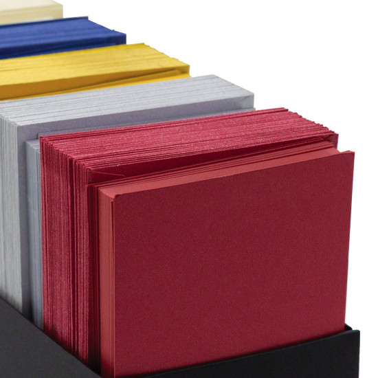 Cartoncini PERLATI cm 9x14 con busta 250pz Cartoncini PERLATI cm 9x14 con busta 250pz