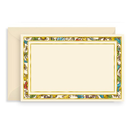 100 cartoncini + 100 buste 7x11 FIORENTINO