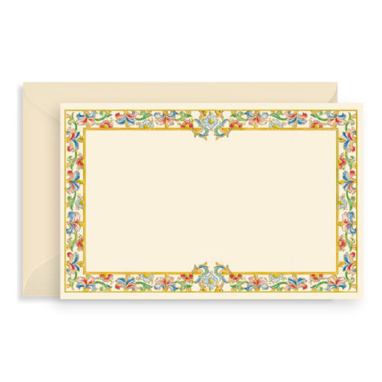 100 cartoncini + 100 buste 7x11 FIORENTINO