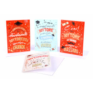 Biglietti LAUREA oro 12pz