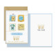 Biglietti COMPLEANNO maschili 12pz