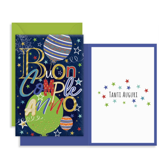 Biglietti COMPLEANNO maschili vintage 12pz Biglietti COMPLEANNO maschili vintage 12pz