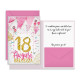Biglietti auguri porta soldi 18 ANNI 12pz Biglietti auguri porta soldi 18 ANNI 12pz
