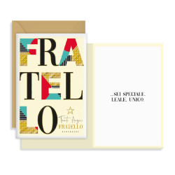 Biglietto auguri SORELLA 6pz