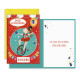 Biglietti COMPLEANNO rotella bimbi 1/9 12pz Biglietti COMPLEANNO rotella bimbi 1/9 12pz
