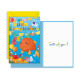Biglietti COMPLEANNO rotella bimbi 1/9 12pz Biglietti COMPLEANNO rotella bimbi 1/9 12pz