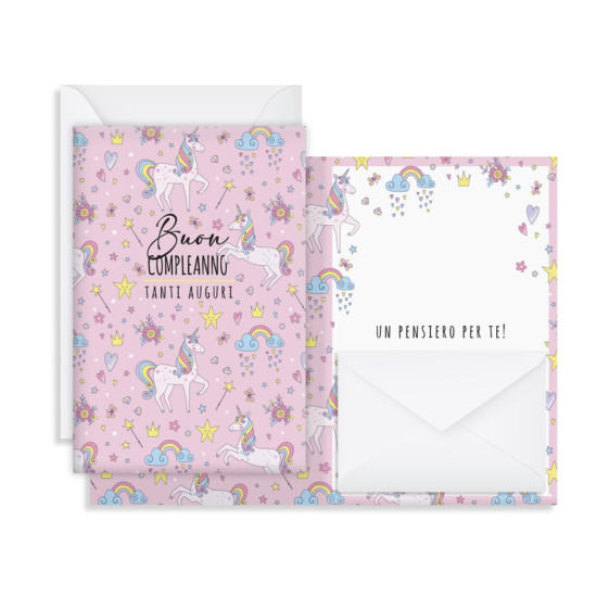 Biglietti auguri portasoldi COMPLEANNO bimbi 12pz Biglietti auguri portasoldi COMPLEANNO bimbi 12pz