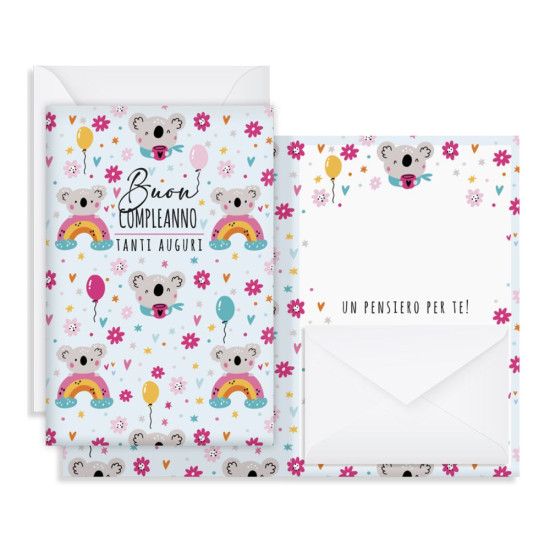 Biglietti auguri portasoldi COMPLEANNO bimbi 12pz Biglietti auguri portasoldi COMPLEANNO bimbi 12pz
