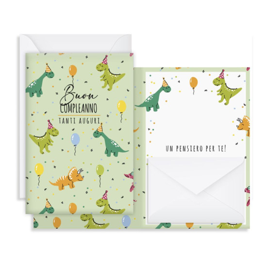 Biglietti auguri portasoldi COMPLEANNO bimbi 12pz Biglietti auguri portasoldi COMPLEANNO bimbi 12pz
